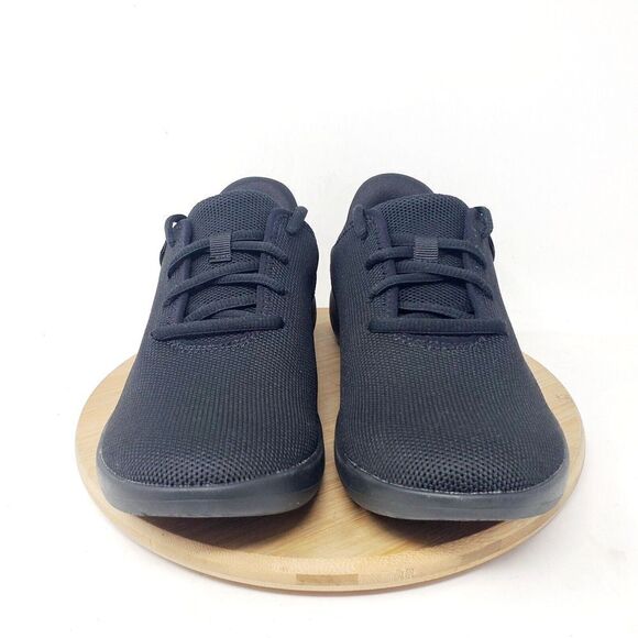 Kizik Shoes Womens 6.5‎ WIDE Madrid Eco Knit Black Sneakers Hands Free Slip On - Picture 3 of 13